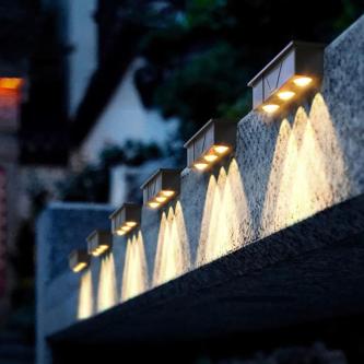 3LED Solar Wall Light IP65 Waterproof Outdoor Automatic … in Bishan - Image 1