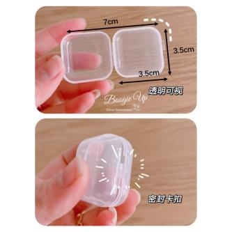 3PCS/Set Transparent Mini Portable Jewelry Storage Box Organizer in Singapore - Image 1