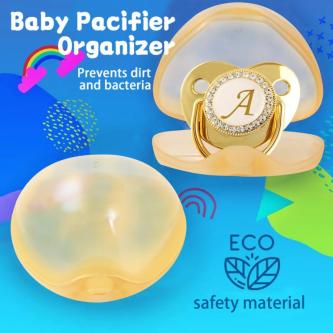 3pcs 0-36 Months Baby Letter Pacifier Set (Pacifier+Pacifier … in Ipoh - Image 1