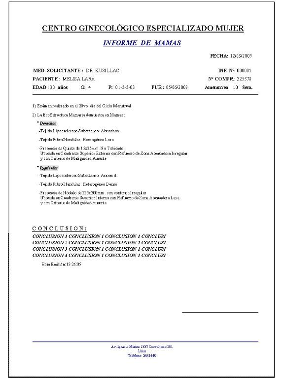 SOFTWARE PARA INFORMES ECOGRÁFICOS,ECOGRAFOS,ECOGRAFIAS en Lima - Imagen 9