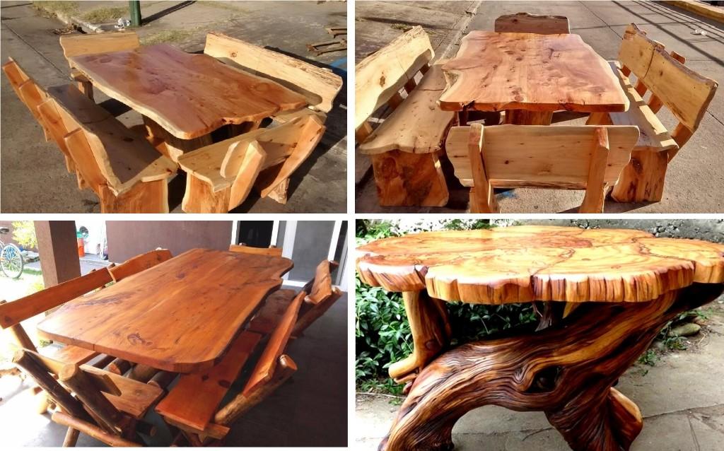 MUEBLES Y BARES RUSTICOS EN MADERA SELECCIONADA en Lima - Imagen 4