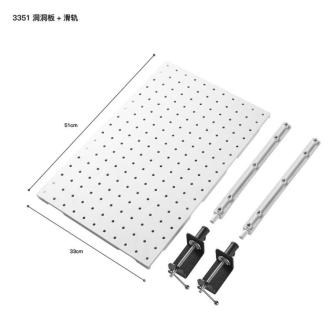[48H Shipping] Desktop Pegboard Standing Storage Rack No … in Singapore - Image 1