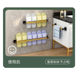 [48H Shipping] Shoe Rack Punch-Free Bathroom Slipper Rack … in Singapore - Image 1
