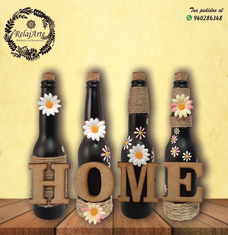 Botellas decorativas en Lima - Imagen 1
