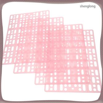 ???? 4Pcs Pink Plastic Rabbit Floor Mats for Small Pets with … in Singapore - Image 1