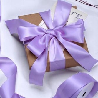 4cm (25 yards/roll) Satin Ribbon Roll Gift Packaging Ribbon … in Bishan - Image 1