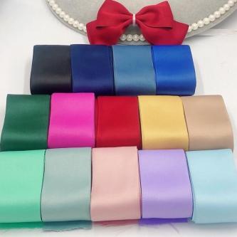 4cm (25 yards/roll) Satin Ribbon Roll Gift Packaging Ribbon … in Singapore - Image 1