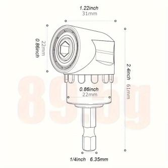 4pcs/Set, Impact Grade Power Hand Tools, Driver Sockets Adapter in Niagara Falls - Image 4