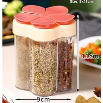 5 Compartment Spice Box, Flower-shaped Multi-compartment … in Kajang - Image 1
