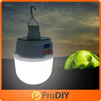 5 Modes Solar Rechargeable LED Bulb Lamp Solar Emergency … in Geylang - Image 1
