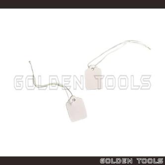± 500 Pcs Rectangular Shape White Jewellery Price Tag With … in Batu Arang - Image 1