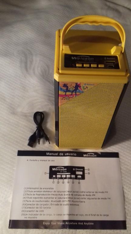 BOCINA MULTIFUNCIONAL CON BLUETOOTH,USB,MICRO SD,RADIO FM... en Tlalnepantla - Imagen 2