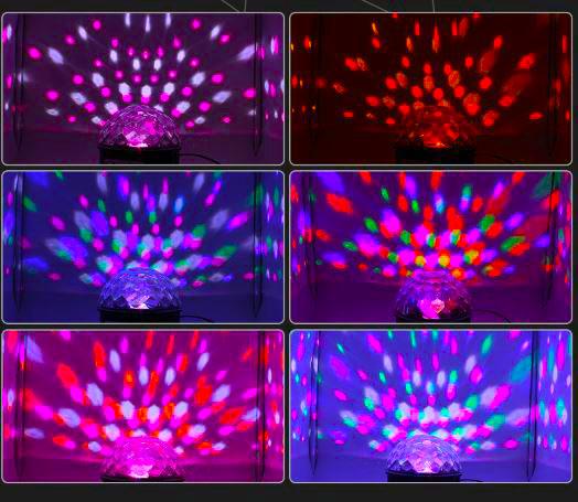 BOLA DE DISCO LED RITMICA USB, LASER, APOLLETA LED, FOCO MP3 en Maipú - Imagen 7