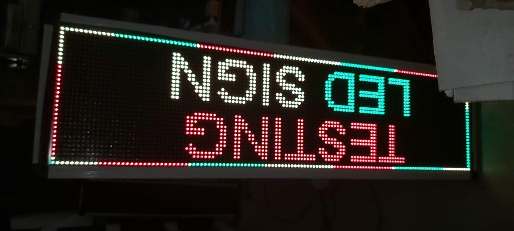 Programmable RGB (Triple Led) Scrolling, Adjustable Speed Adsign in Mississauga - Image 1