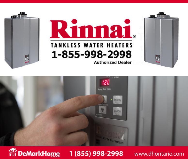 Super High Efficiency Rinnai Tankless Water Heater - 0 Down in Brampton - Image 1