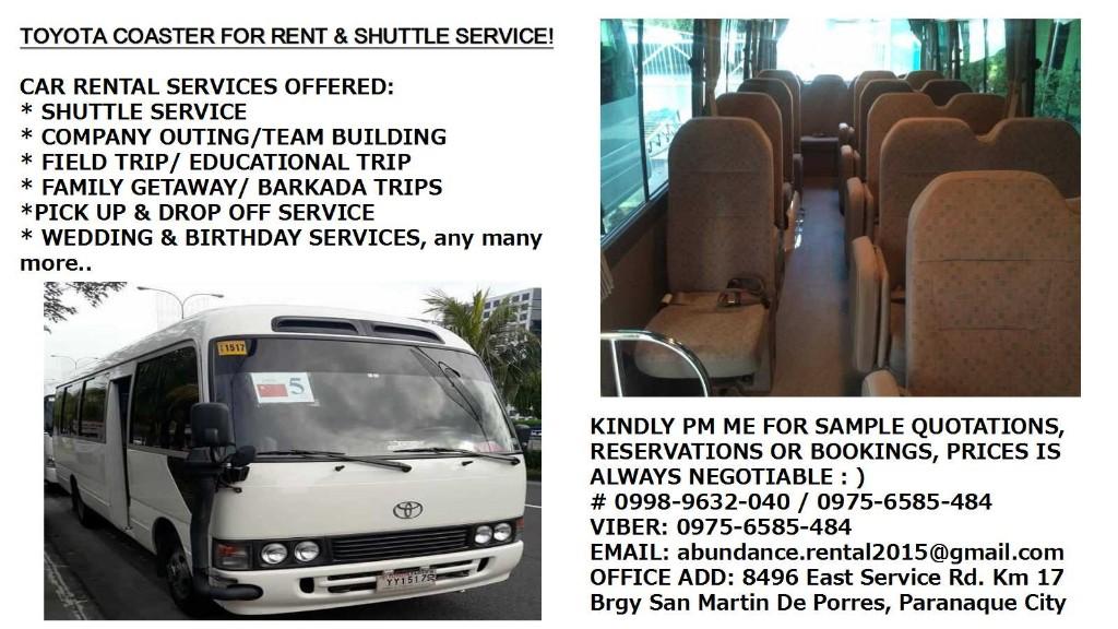 CAR RENTAL! BOOK NOW! in Bacoor - Image 3