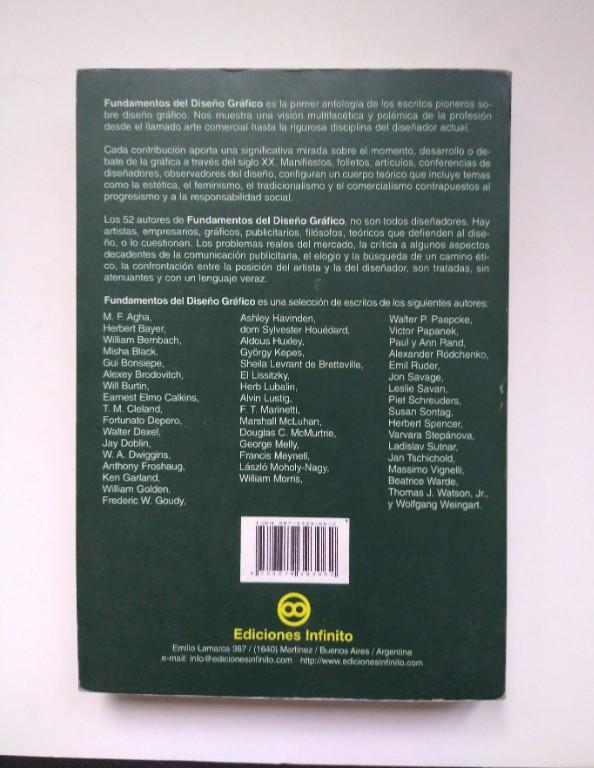 Libro Fundamentos Del Diseño Grafico Ediciones Infinito en Medellín - Imagen 2