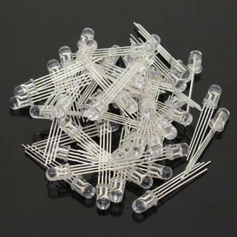 50pcs LED RGB Common Cathode 4-Pin F5 5MM Diode in Port Augusta - Image 1