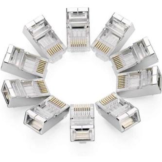 50pcs RJ45 Ethernet Cable Network Connectors Computer PC … in Singapore - Image 1