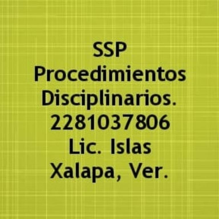 PROCEDIMIENTOS DISCIPLINARIOS (Secretaría de Seguridad Pública) en Xalapa Enríquez - Imagen 4