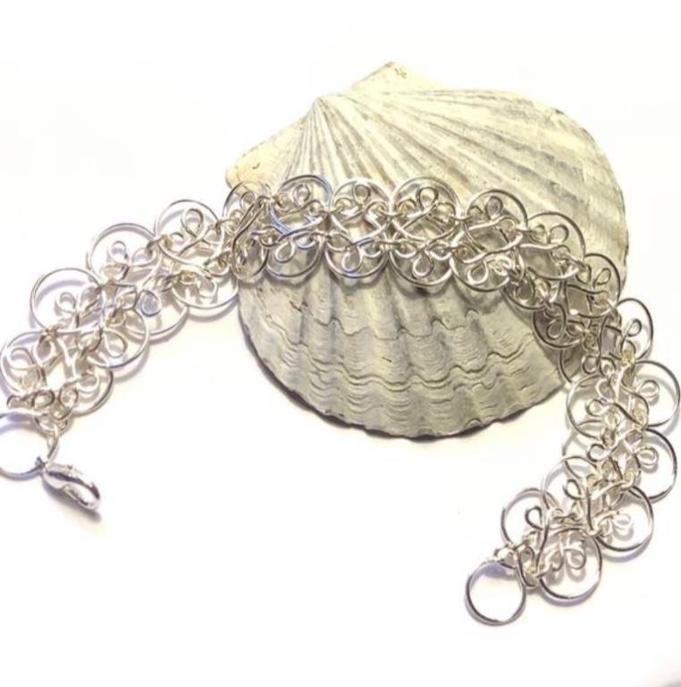 Silver Wire Work Bracelet in Waterbury - Image 2