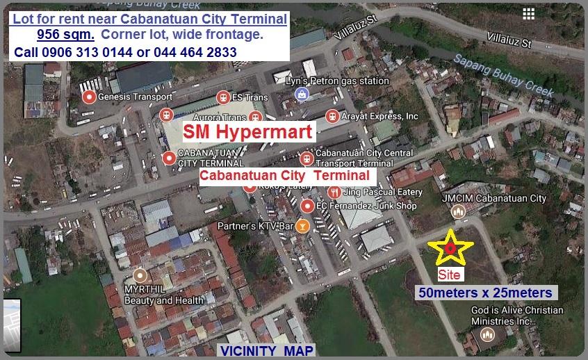 Lot for Rent Wide Frontage in Palayan City - Image 3