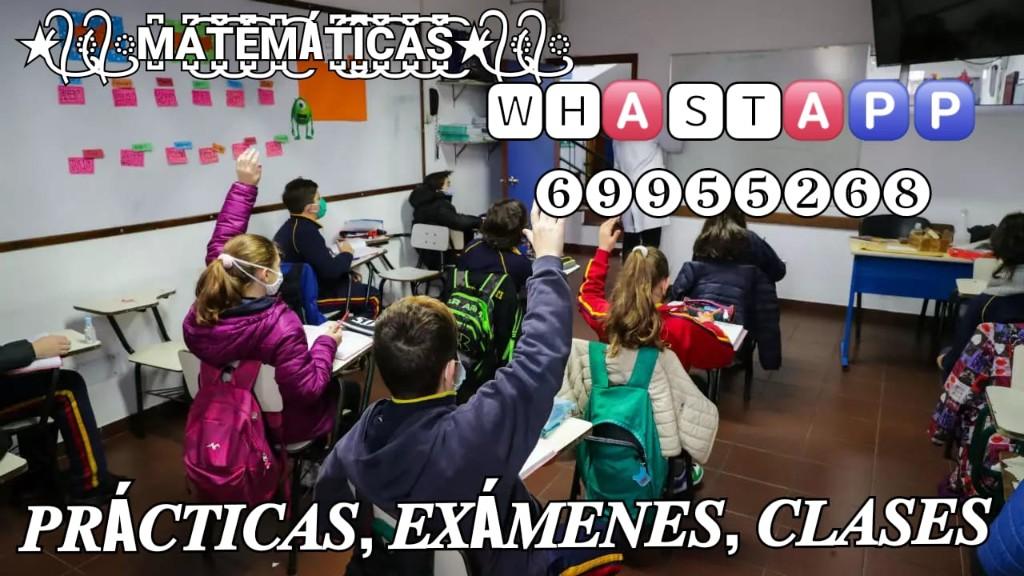 EXÁMENES POR WHATSAPP UNIVERDAD MATEMÁTICAS en Santa Cruz de la Sierra - Imagen 1