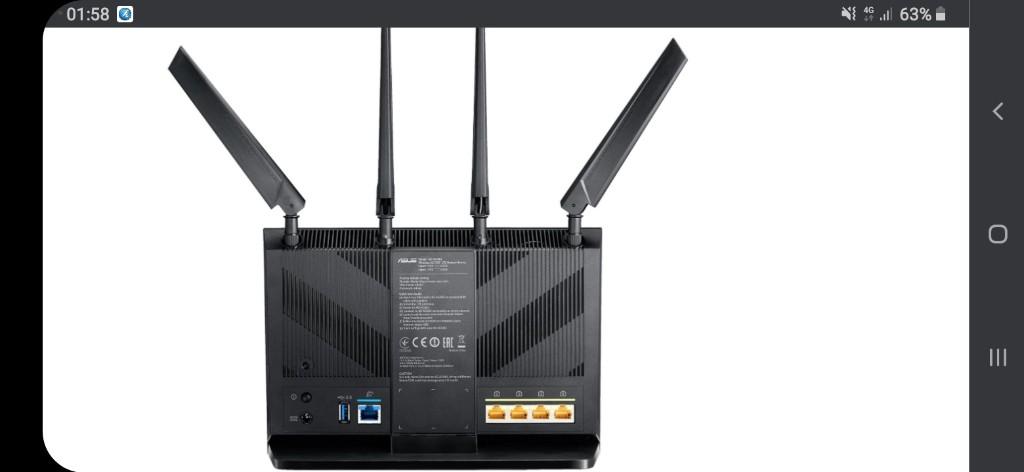 ASUS AC-68U Dual Band LTE WiFi Router in Alberton - Image 2