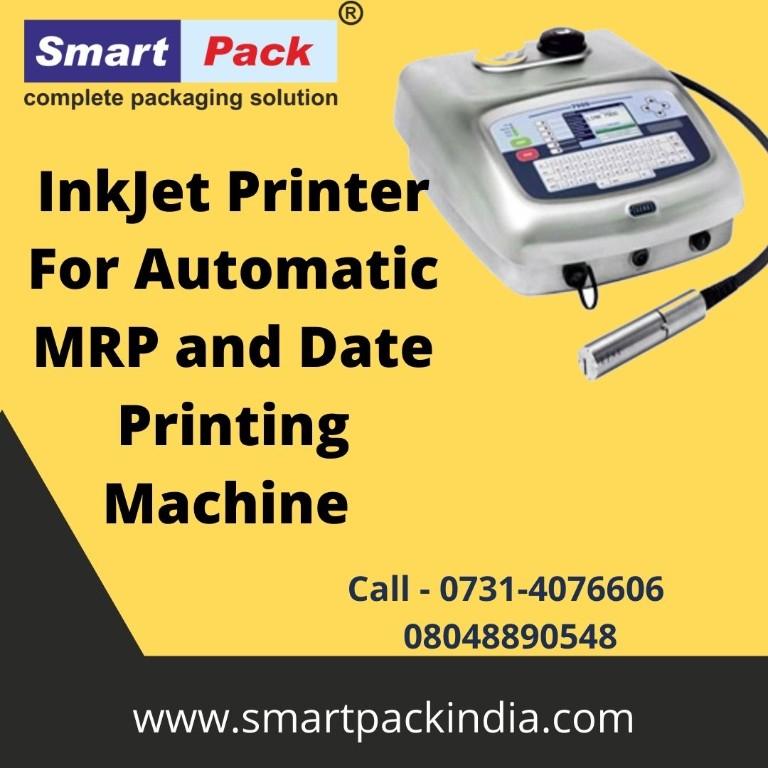 InkJet Printer For Automatic MRP and Date Printing Machine in Haldwāni - Image 1