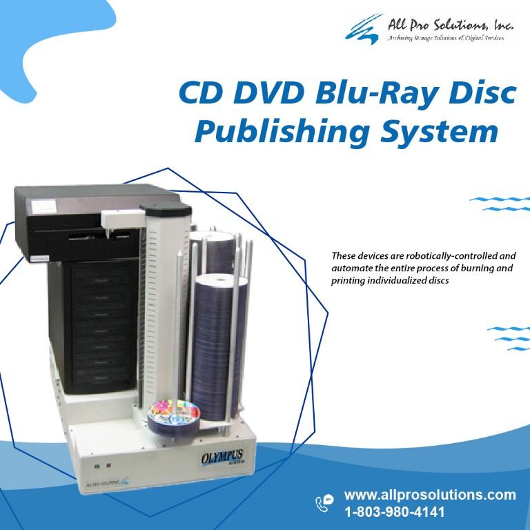 CD DVD Blu-Ray Automated Disc Publishing Systems in Charlotte - Image 1