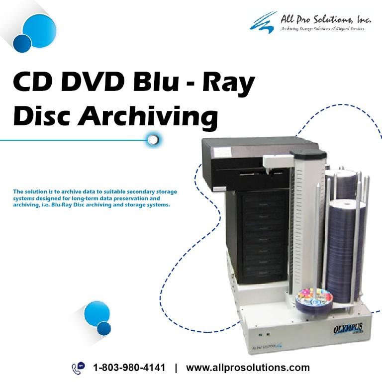 CD DVD Blu-Ray Disc Archiving Storage System in Charlotte - Image 1