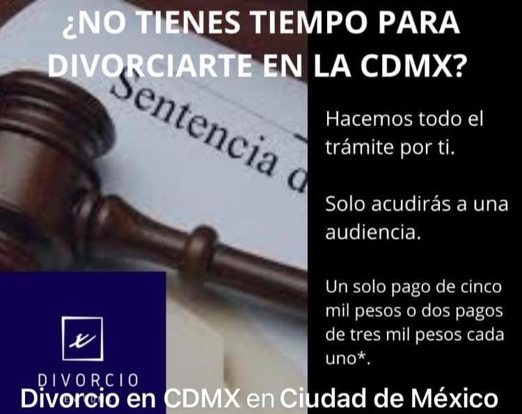 DIVORCIO CDMX RAPIDO en Platt - Imagen 1