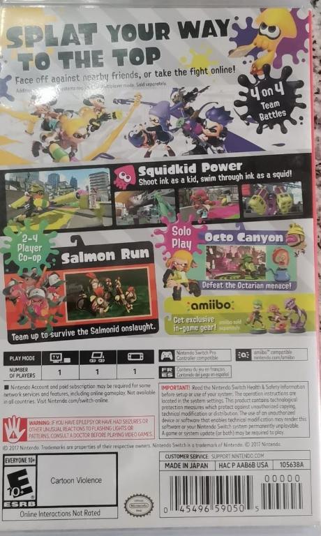 Spltatoon 2 Nintendo switch en Azcapotzalco - Imagen 4