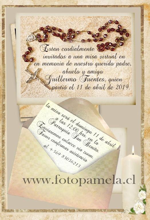 INVITACIONES, CONMEMORACION DEFUNCION CONDOLENCIAS en Espejo - Imagen 15