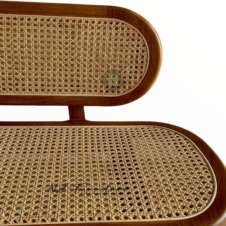 Rattan Capsule Bench in Great Falls - Image 5