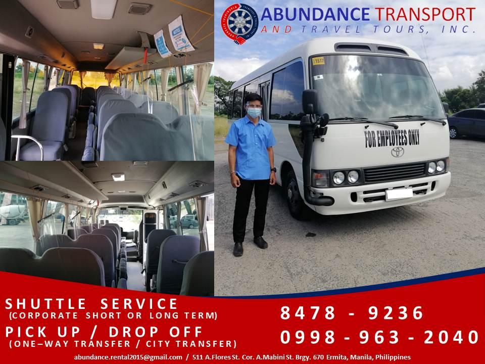 MINI BUS/COASTER FOR RENT! in Tatalon - Image 1