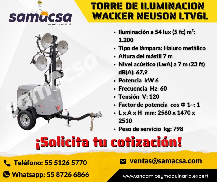 Torre Wacker de 4 farolas en Tepic - Imagen 1