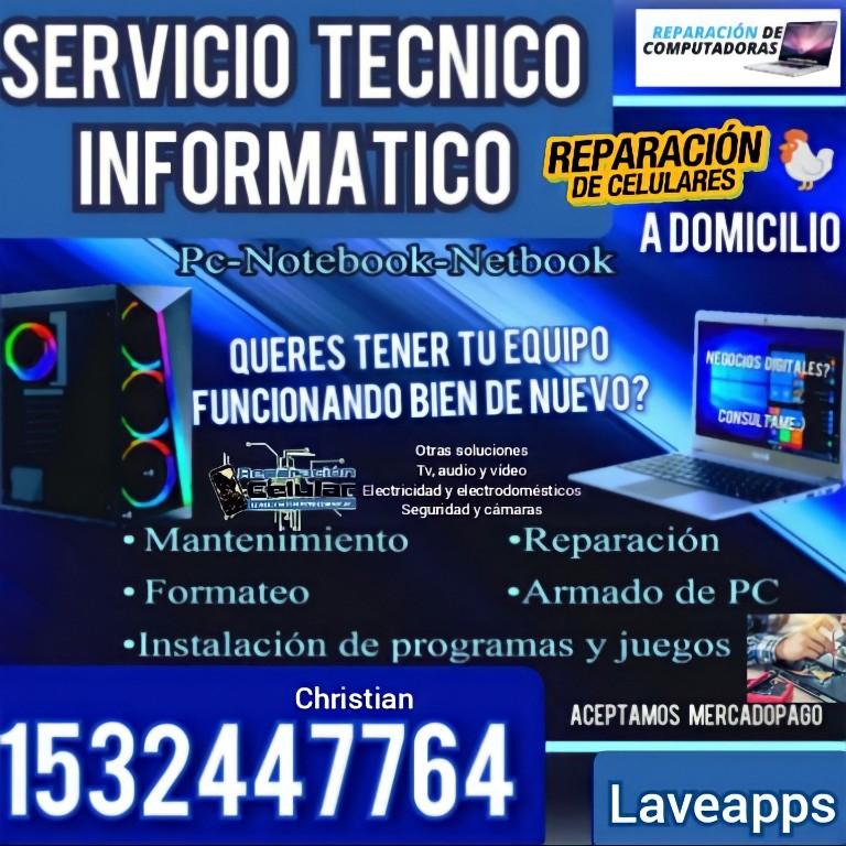 Reparo compus en Hurlingham - Imagen 1
