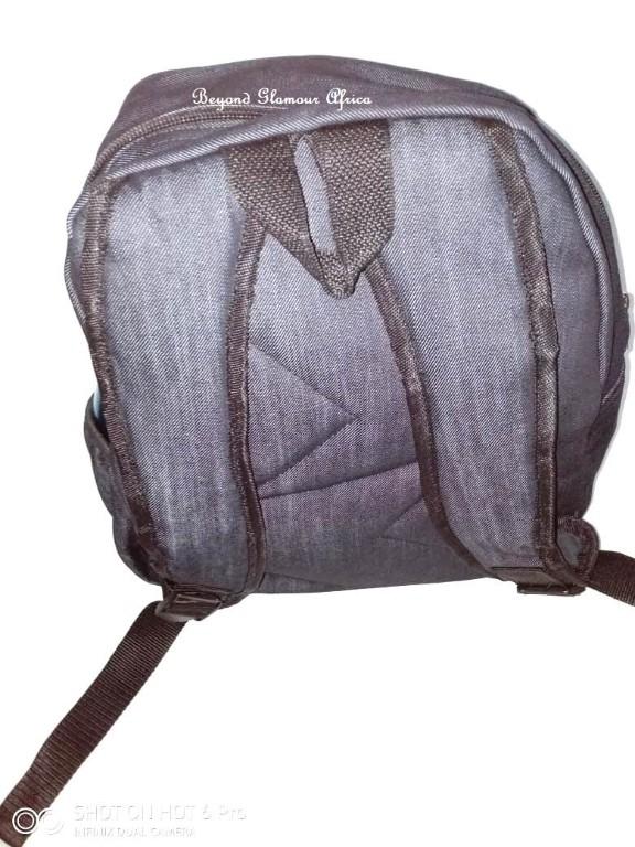 Customized denim ankara laptop bag in Nairobi - Image 2
