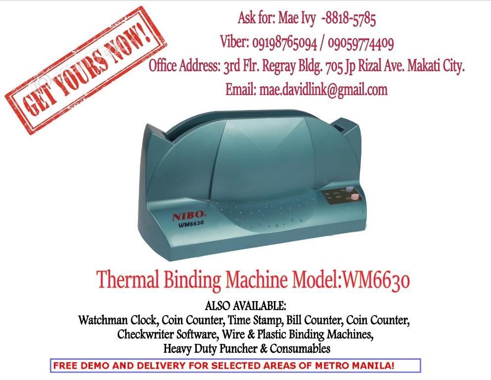 Thermal Binding Machine in Pasay - Image 1
