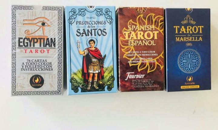 Venta de mazos de cartas de tarot raider egipcio marsella españa en Asunción - Imagen 4