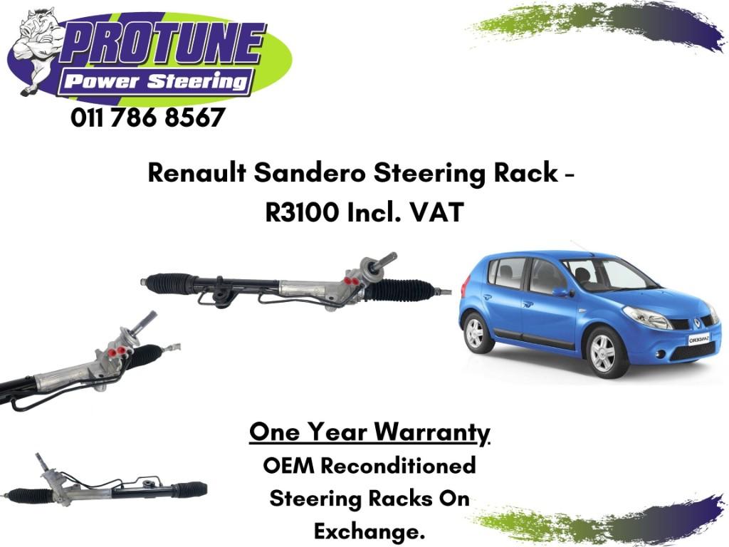 Renault Sandero - OEM Reconditioned Steering Racks in Randburg - Image 1