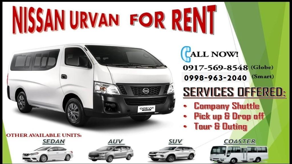 CAR FOR RENT! WITH DRIVER OR SELF DRIVE in Bacoor - Image 1