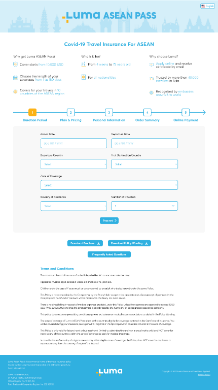 LUMA ASEAN PASS TRAVEL INSURANCE in Phuket - Image 1