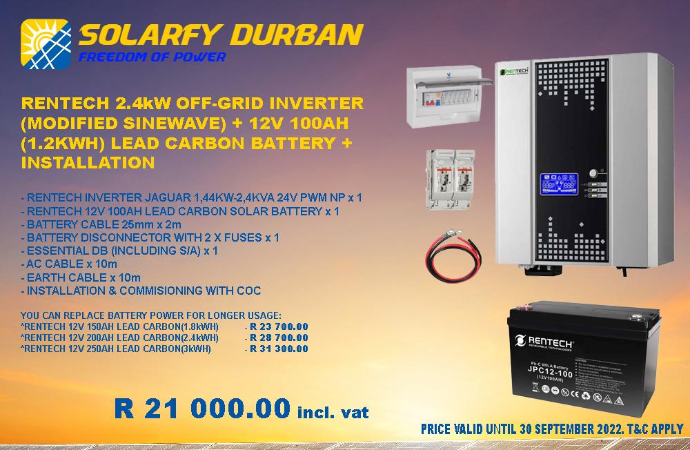 Load shedding Backup Kits in Pinetown - Image 4