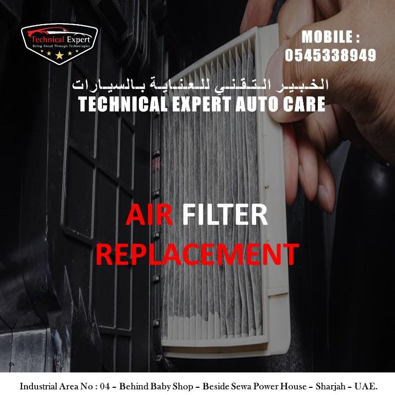 Range Rover AC Filter Replace In Sharjah in Ajman - Image 1