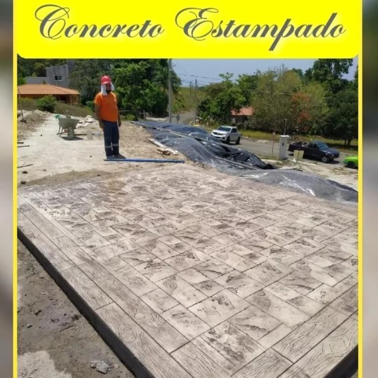 CONCRETO ESTAMPADO. PISOS PANAMA en Panamá - Imagen 1
