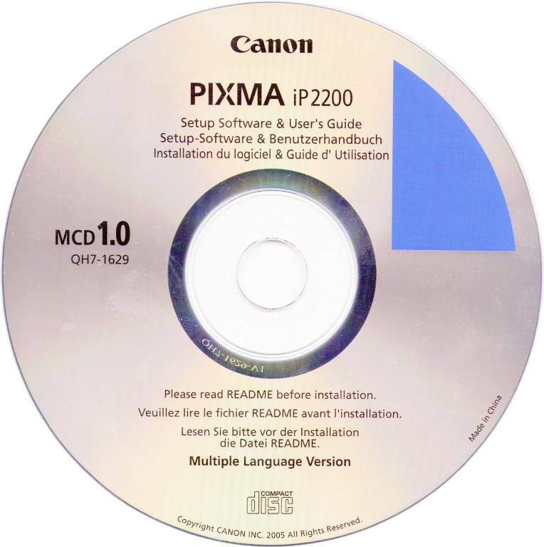 CANON ip2200 Setup-Software & Benutzerhandbuch / Driver CD-R in Neuwied - Bild 1