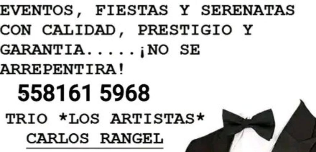 TRIO LLAME Y APARTE FECHA en México - Imagen 2