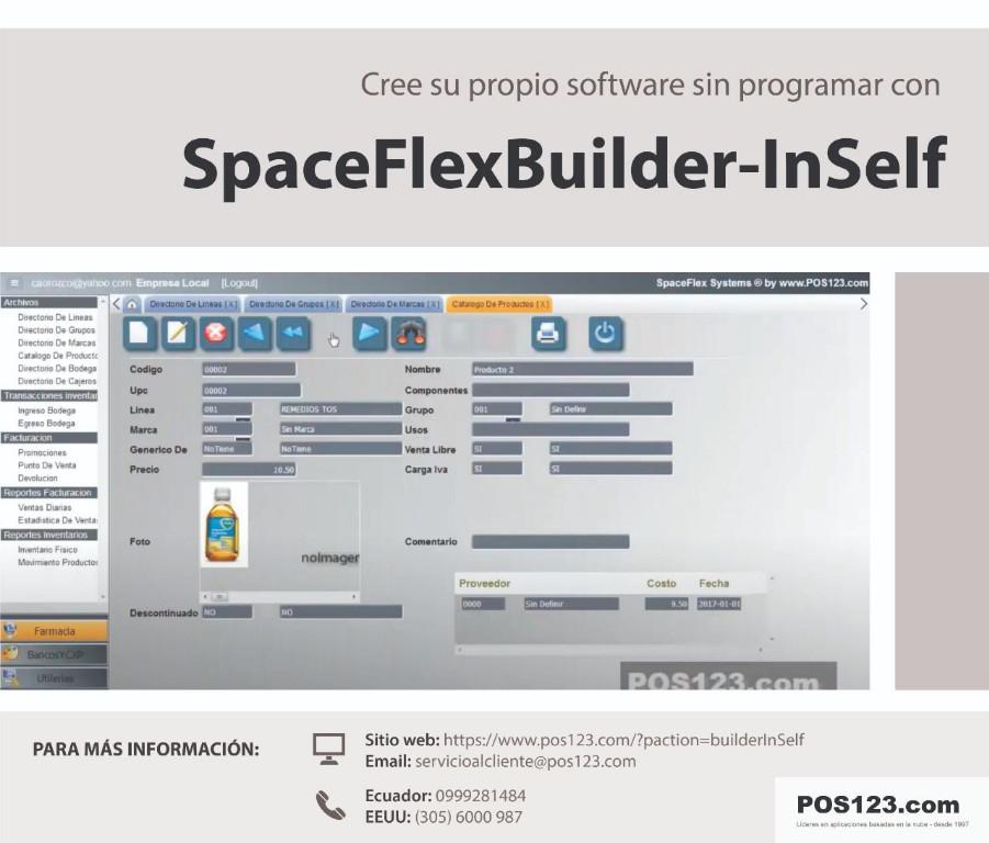 Cree su propio Software SIN Programar con SPACEFLEXBUILDER en Guayaquil - Imagen 1